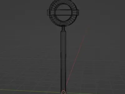 Underground Sign Free low-poly 3D model
