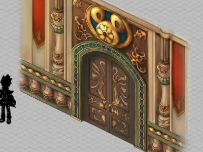 Game Disey - Gate 06 3D model