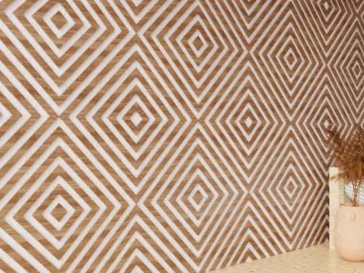 Wall wood seamless set2 V22 3D model