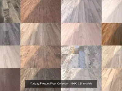 Yurtbay Parquet Floor Collection 15x90 Texture