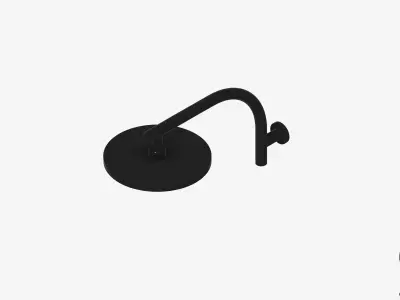 Shower - Head - Luxury - Vivid - Curved Low-poly 3D model