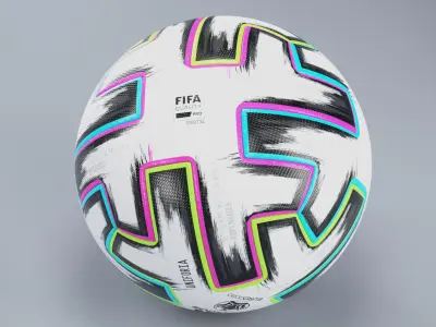 Uniforia 2020 - Official Euro Cup Match Ball - Adidas 3D model