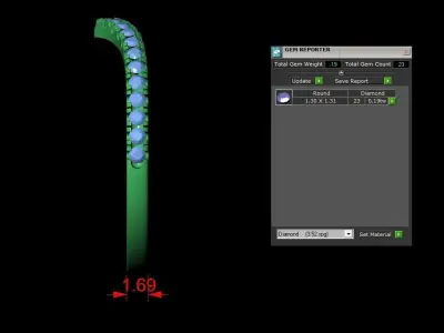 Engagement Ring Free 3D print model