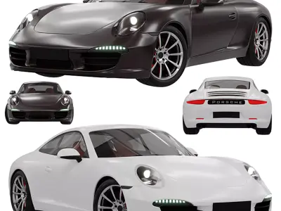 Porsche 911 Carrera 4S 3D model by safaralikaramatov9
