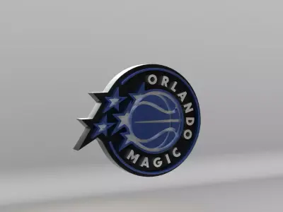NBA Orlando Magic Team Logo 3D model