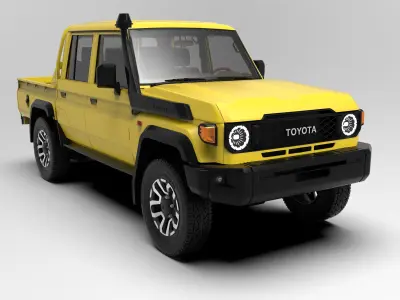 Toyota Land Cruiser J79 Double Cab 2024 3D model