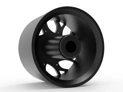 fuel off road FRONT RUNNER wheel 3d print model 3D print model