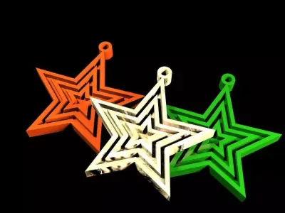 Christmas Star Ornament 3D print model