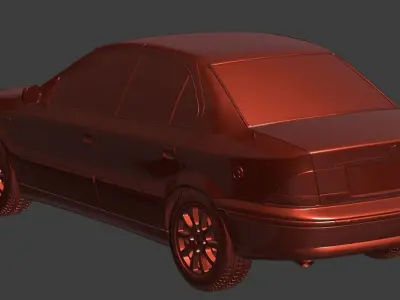 samand lx 2011 3D model