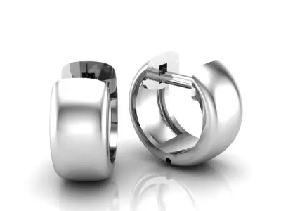 Earrings 3D print model 6