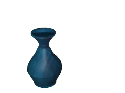 flowerpot Low-poly 3D model