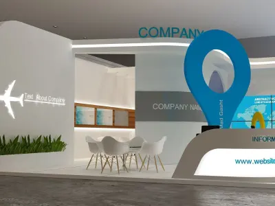 3D Exhibition 3D model get