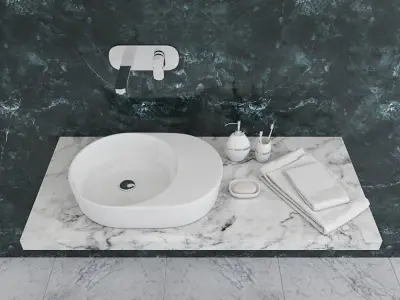 washbasin Ravak Moon 2S 3D model