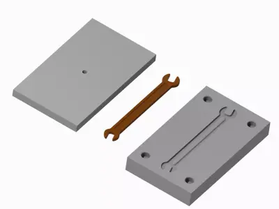 Chocolate Mold Mechanical Spanner 3D print model