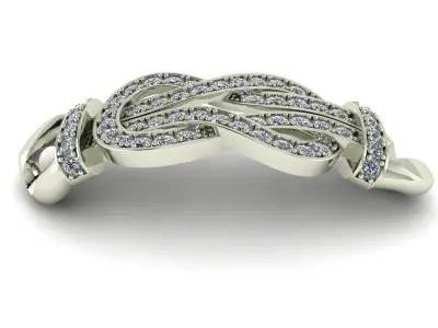 Flower Bracelet 3D print model