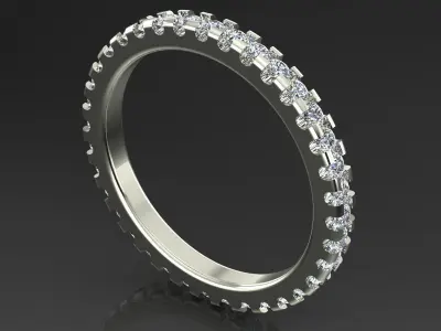 Band Ring 3D print model 104