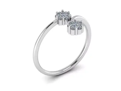  Diamond Ring Jewelry 3D print model