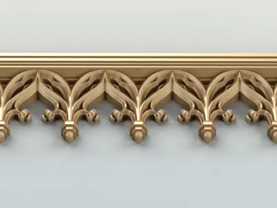 Molding 053 Gothic 3D model