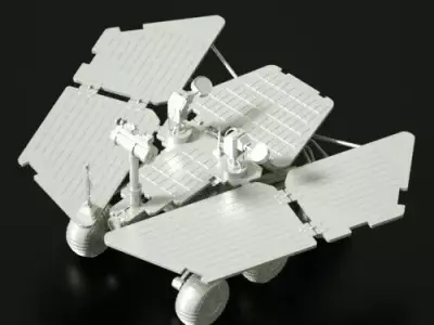 Space nasa mars rover Free 3D model