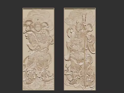 Guardian Warriors 3D print model