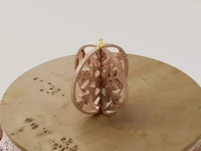 Bola de Navidad Decorativa 3D print model