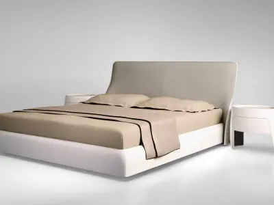 Giorgetti Altea bed  3D model