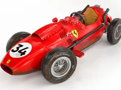  Ferrari Dino 246 F1 1958 3D model  3D model