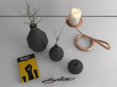 Decorative set Free 3D model