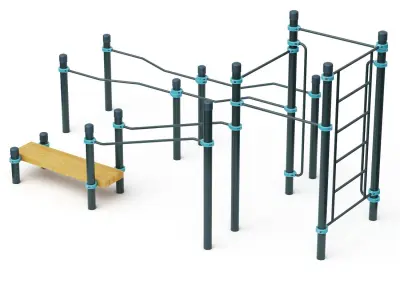 Kenguru Playground Set 3D model