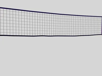 Badminton Set racket and shuttlecock 3D model