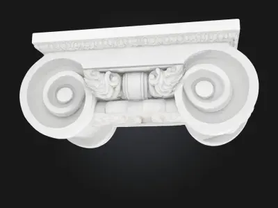Ionian Bench  Classical Elegance in Everyday Design 3D model
