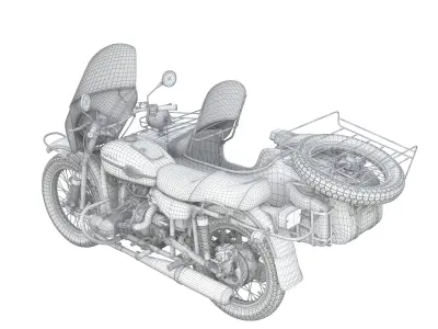 Ural Gear Up 3D model