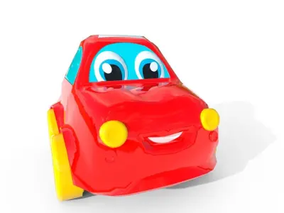 Childer Car Game Ready Low-poly 3D model