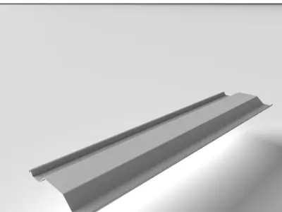 Metal Profile - Steel Pile 005 3D model