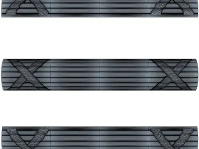 Moulding v 1 wooden tube 3D model