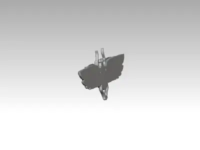 Egypt scarab bug relief artifact beetle amulet 3D print model