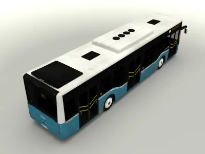 ISUZU Citiport Bus Low-poly 3D model
