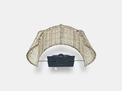 MANALG Wall lamp Low-poly 3D model