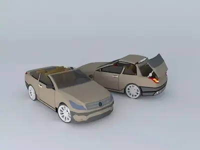 NEG cabriolet car  Free 3D model