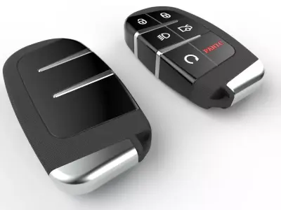 Car key Model 12 Low-poly 3D model