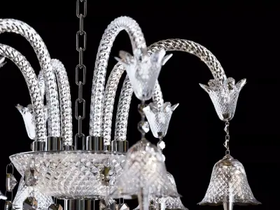 Crystal Chandelier Illuminati MD1102710-6A in Baccarat Style 3D model