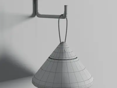 mikono modular wall light secne Low-poly 3D model