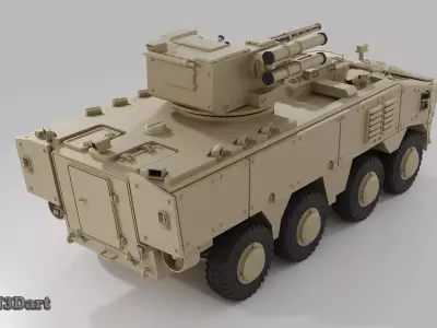BTR-4MV1 3D print model