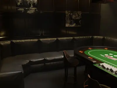 Poker Room 3D Set 3D model