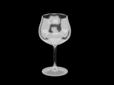 Long Glass Cup Free low-poly 3D model