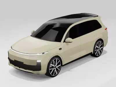 LiXiang L9 Low-poly 3D model