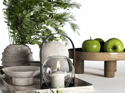 Decorative set 027 3D model