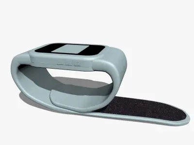 Electronic Wristwatch 3D model