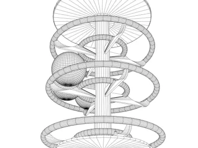 Bowling Table 3D model
