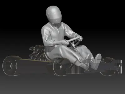 go kart man 2 3D print model